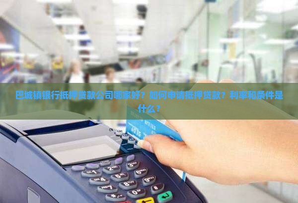 巴城镇银行抵押贷款公司