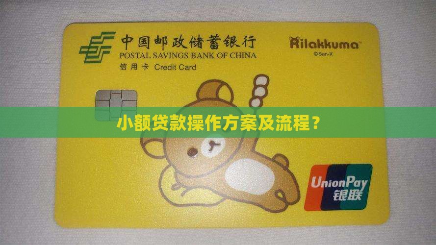 小额贷款操作方案及流程