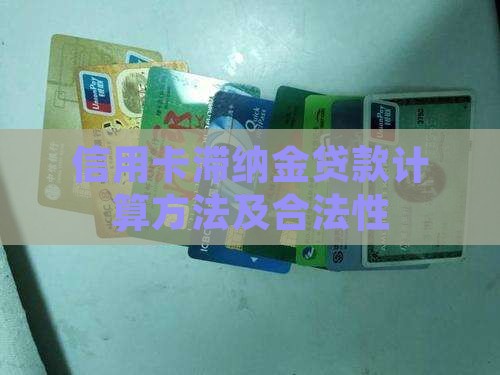 信用卡滞纳金贷款