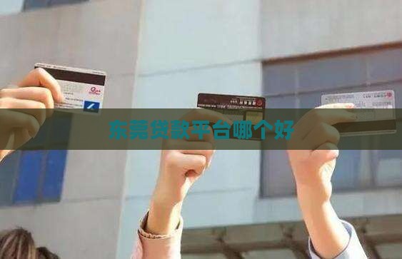东莞周边贷款平台哪个好