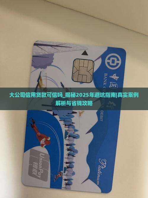 大公司信用贷款可信吗