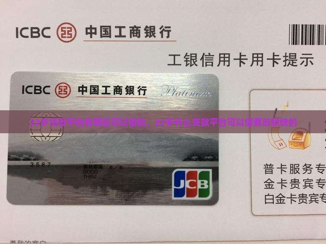 22岁贷款平台有哪些可以借款