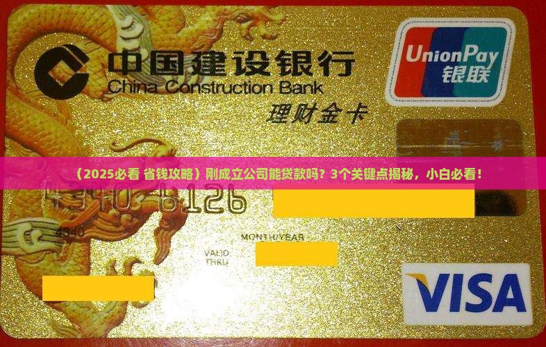 刚成立公司能贷款么