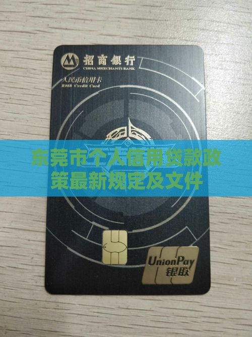 东莞市个人信用贷款政策