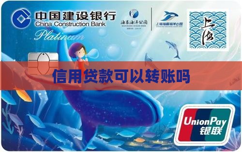 信用贷款可以转账吗 信用贷款可以转账吗