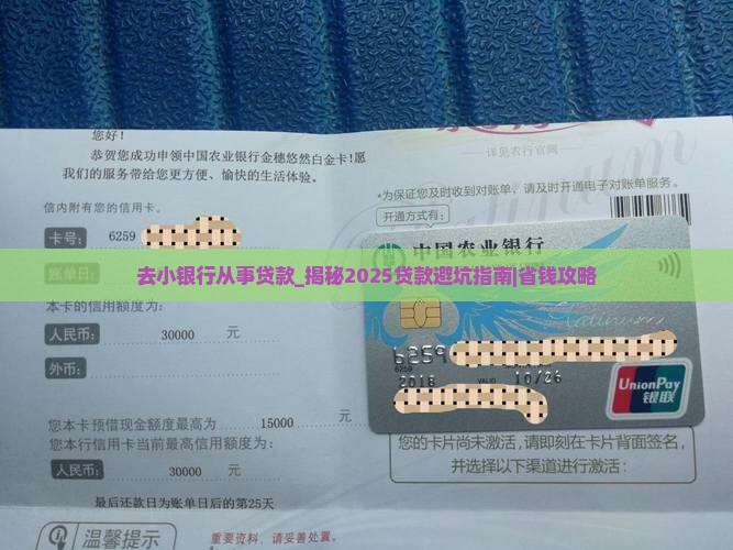 去小银行从事贷款