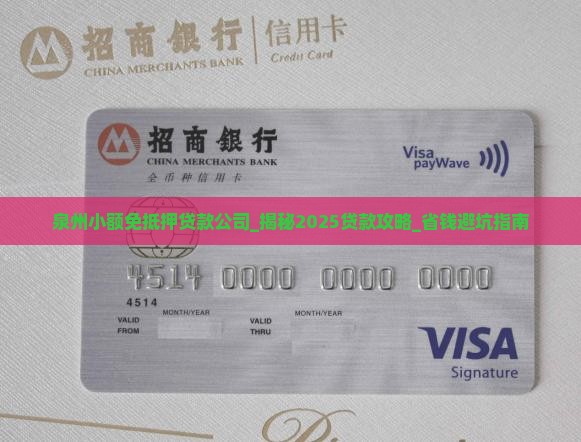 泉州小额免抵押贷款公司
