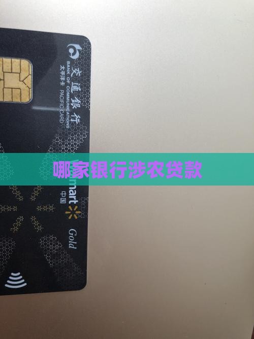 哪家银行涉农贷款