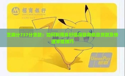 芝麻分737分贷款