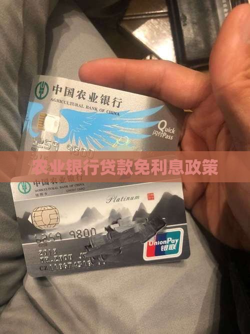 农业银行免利息贷款