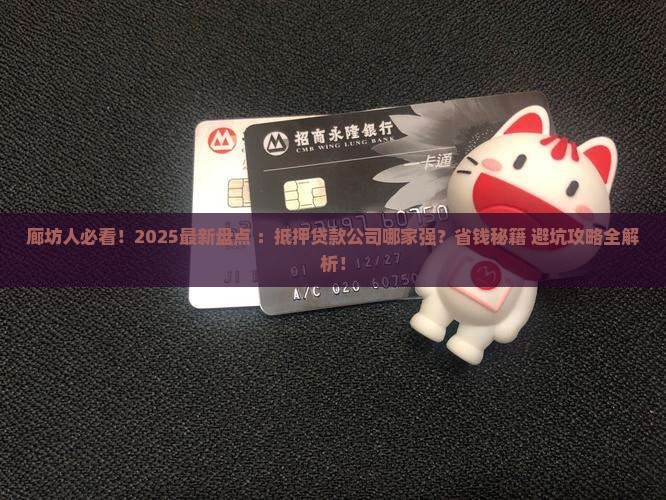 廊坊哪有抵押贷款的公司