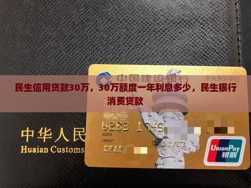 民生信用贷款30万