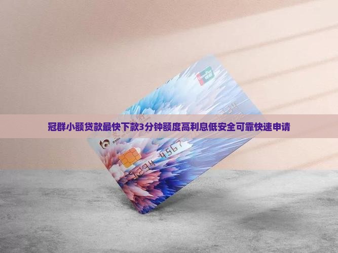 冠群小额贷款