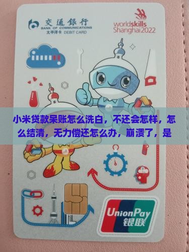 小米贷款呆账怎么洗白
