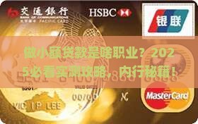 做小额贷款是什么职业啊