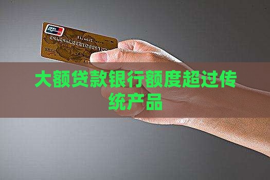 大额贷款银行