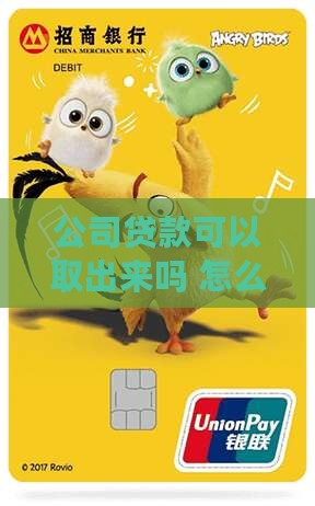 公司贷款可以取出来吗