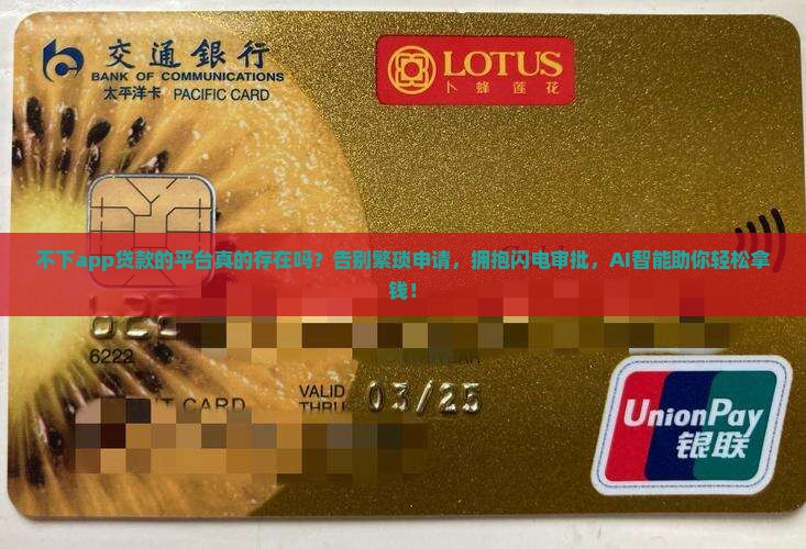 不下app贷款的平台