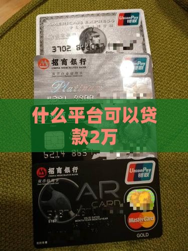 什么平台可以贷款2万