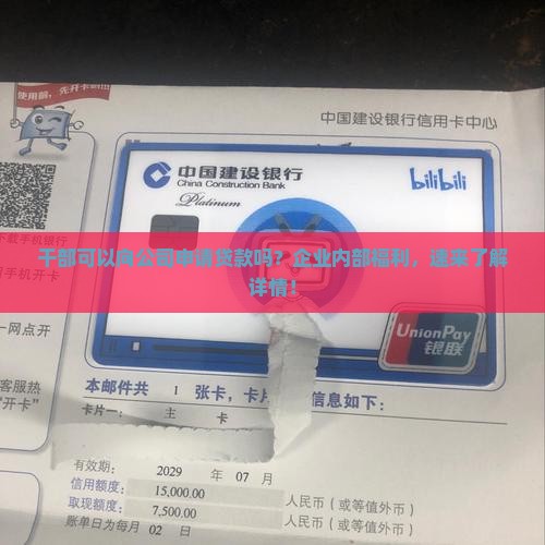 干部可以向公司申请贷款吗