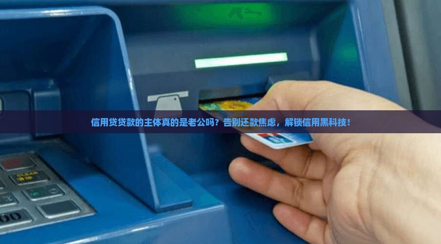 信用贷贷款的主体是老公