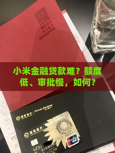 小米金融贷款难