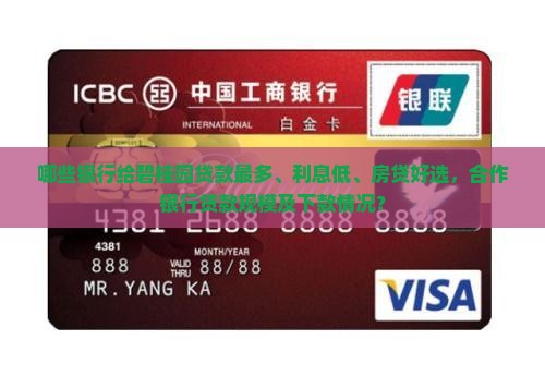 哪些银行给碧桂园贷款