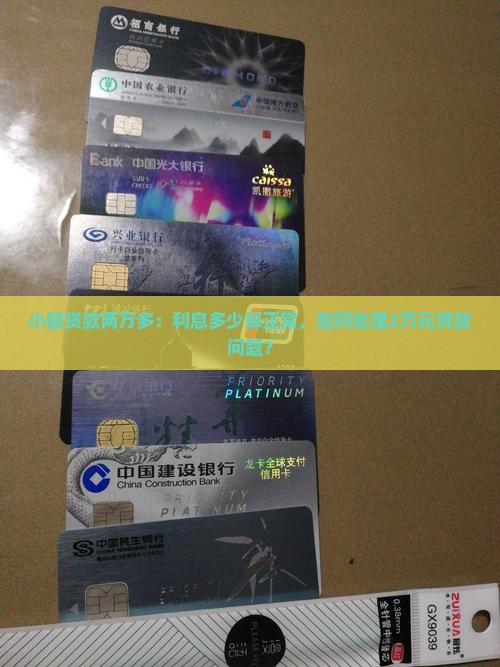 小额贷款两万多：利息多少算正常，如何处理2万元贷款问题？