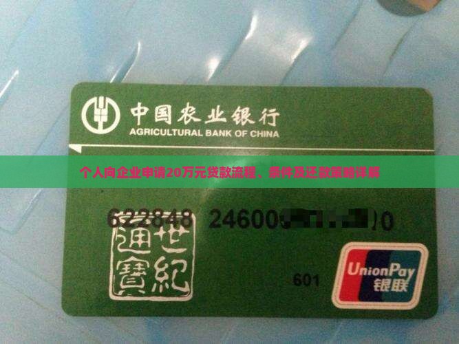 个人向企业申请20万元贷款流程、条件及还款策略详解
