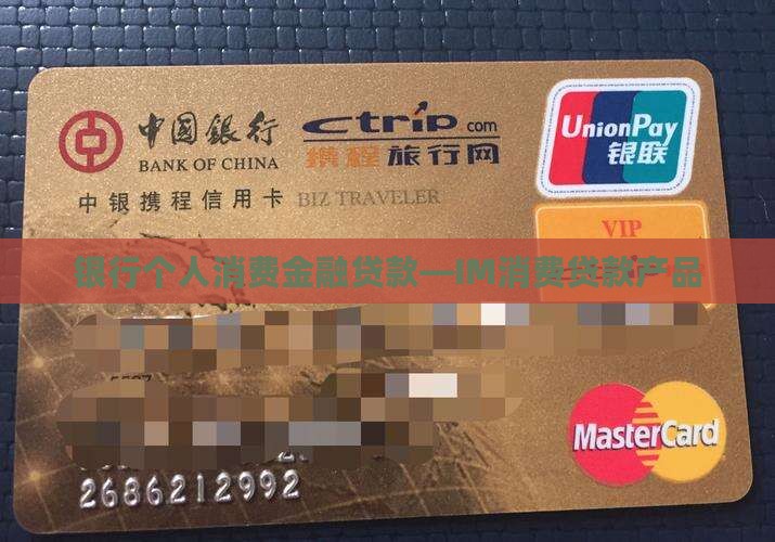 银行个人消费金融贷款—IM消费贷款产品
