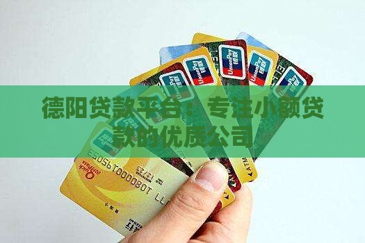 德阳贷款平台：专注小额贷款的优质公司
