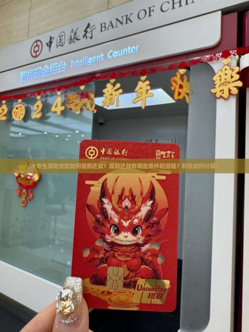 大专生源地贷款提前还款