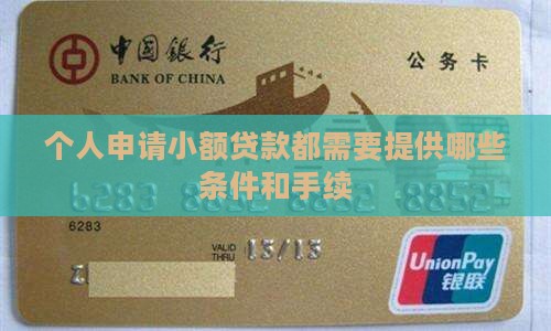 小额贷款都需要提供什么