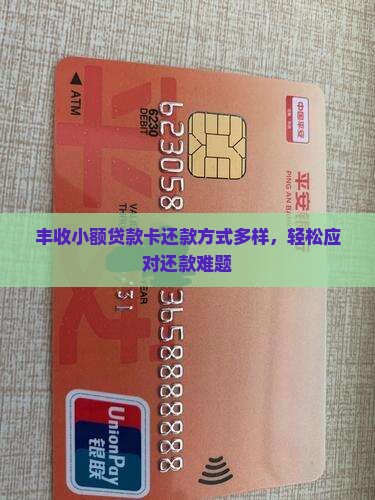 丰收小额贷款卡怎么还
