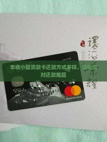 丰收小额贷款卡怎么还