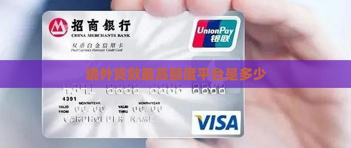 境外贷款最高额度平台是