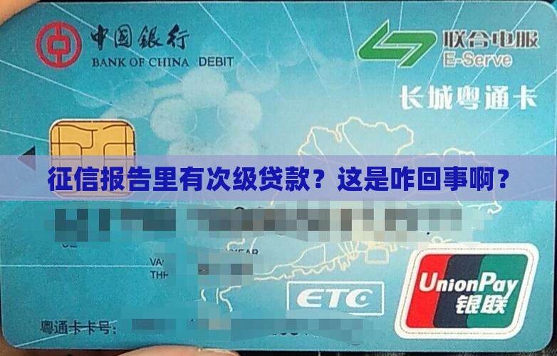 征信次级贷款情况说明