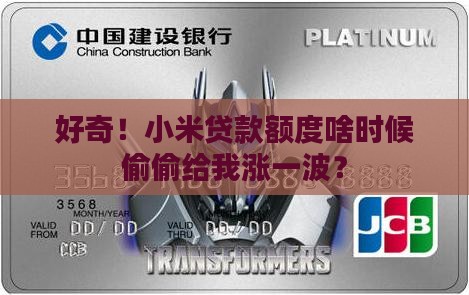 小米贷款额度多久提一次