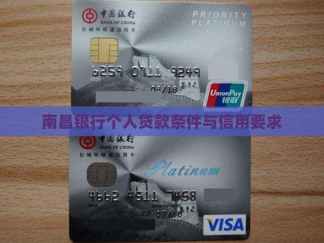南昌银行贷款条件