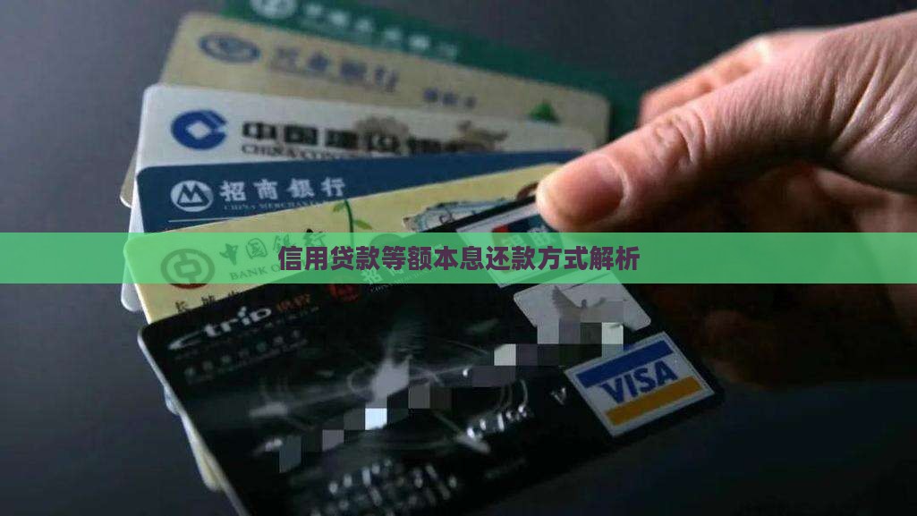 信用贷款等额还款