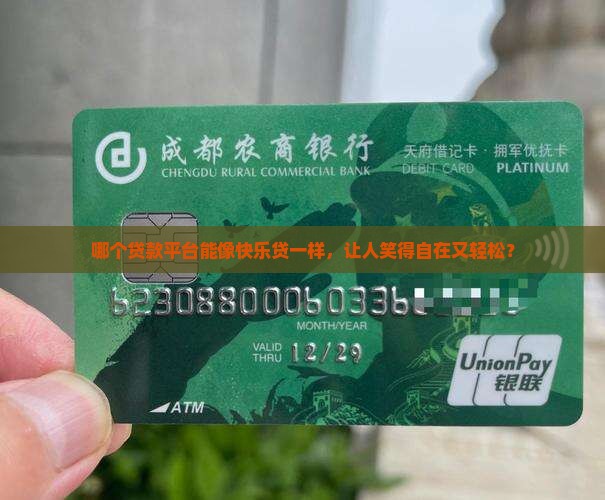和快乐贷一样的贷款口子