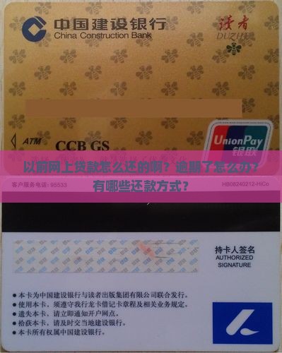 以前网上贷款怎么还的啊