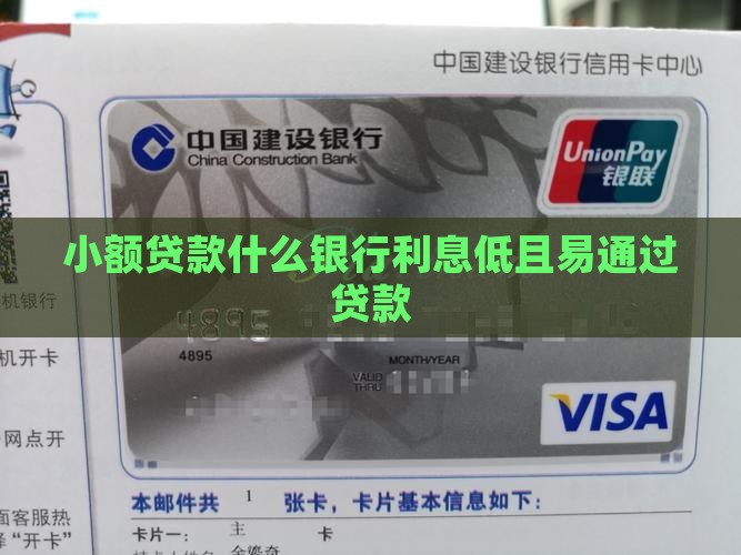 小额贷款什么银行