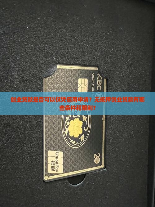 创业贷款可以信用贷款吗