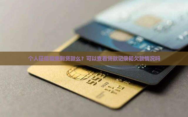 个人征信能查到贷款么