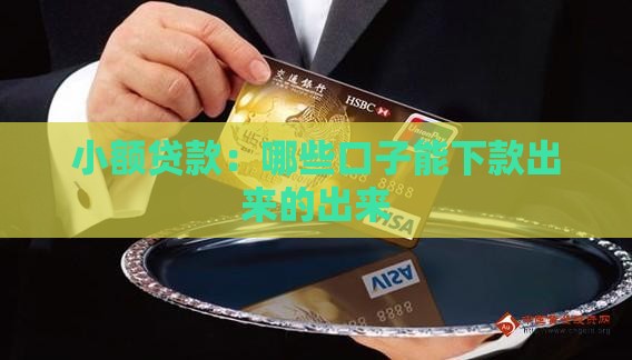 小额贷款哪些能贷出来的