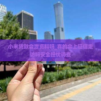 小米贷款会泄资料吗