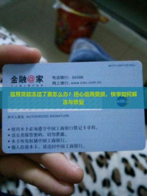 信用贷款冻结了要怎么办