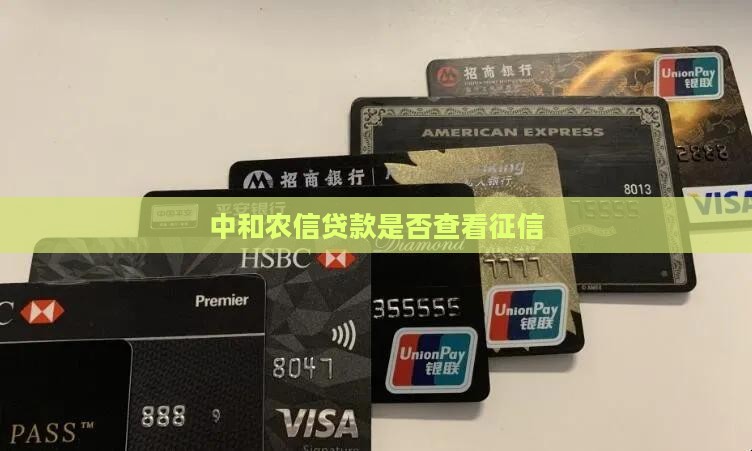 中农和信办贷款看征信吗 中农和信办贷款看征信吗