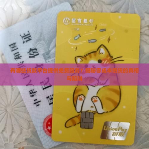 哪个是免费的贷款平台啊